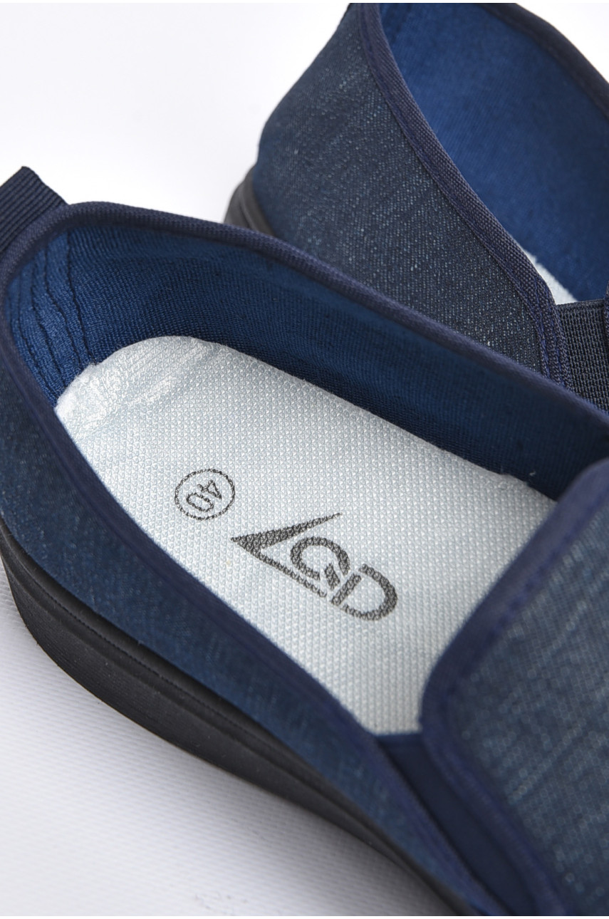 Сліпони чоловічі темно-синього кольору М239-2 181800