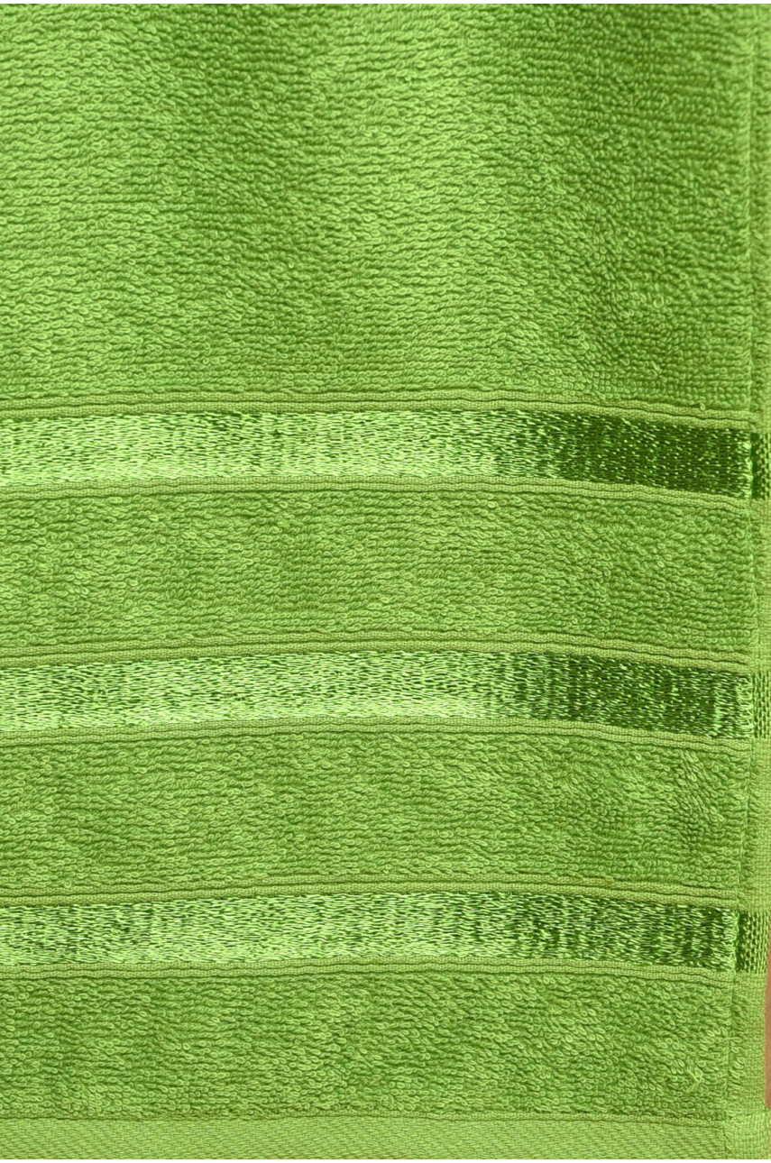 Полотенце для лица махровое салатового цвета 1098 181803