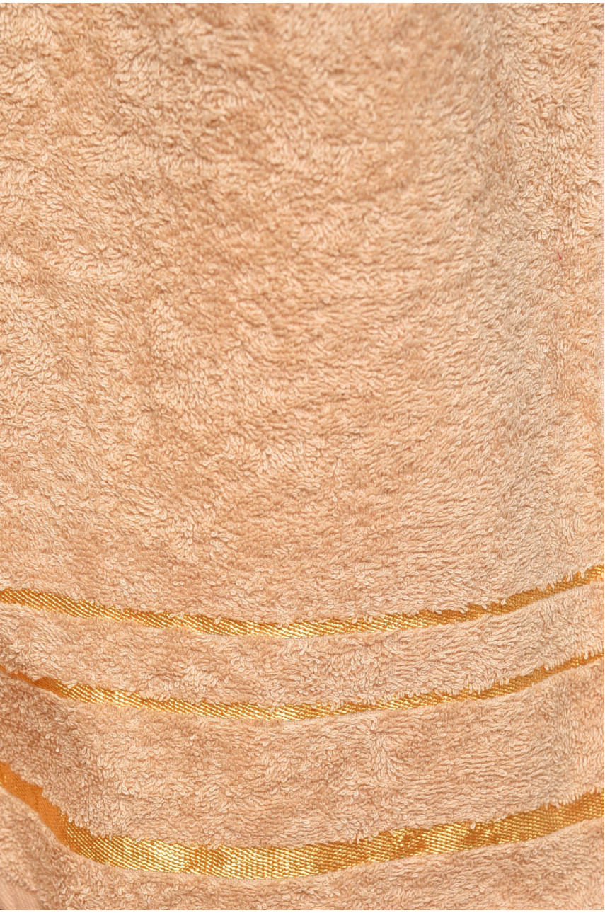 Рушник банний махровий бежевого кольору 1173 181821