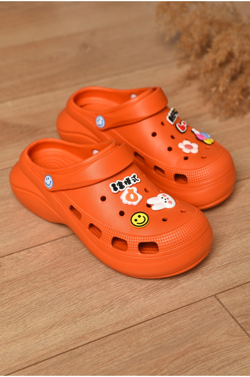 Крокси жіночі помаранчевого кольору 8513 181825