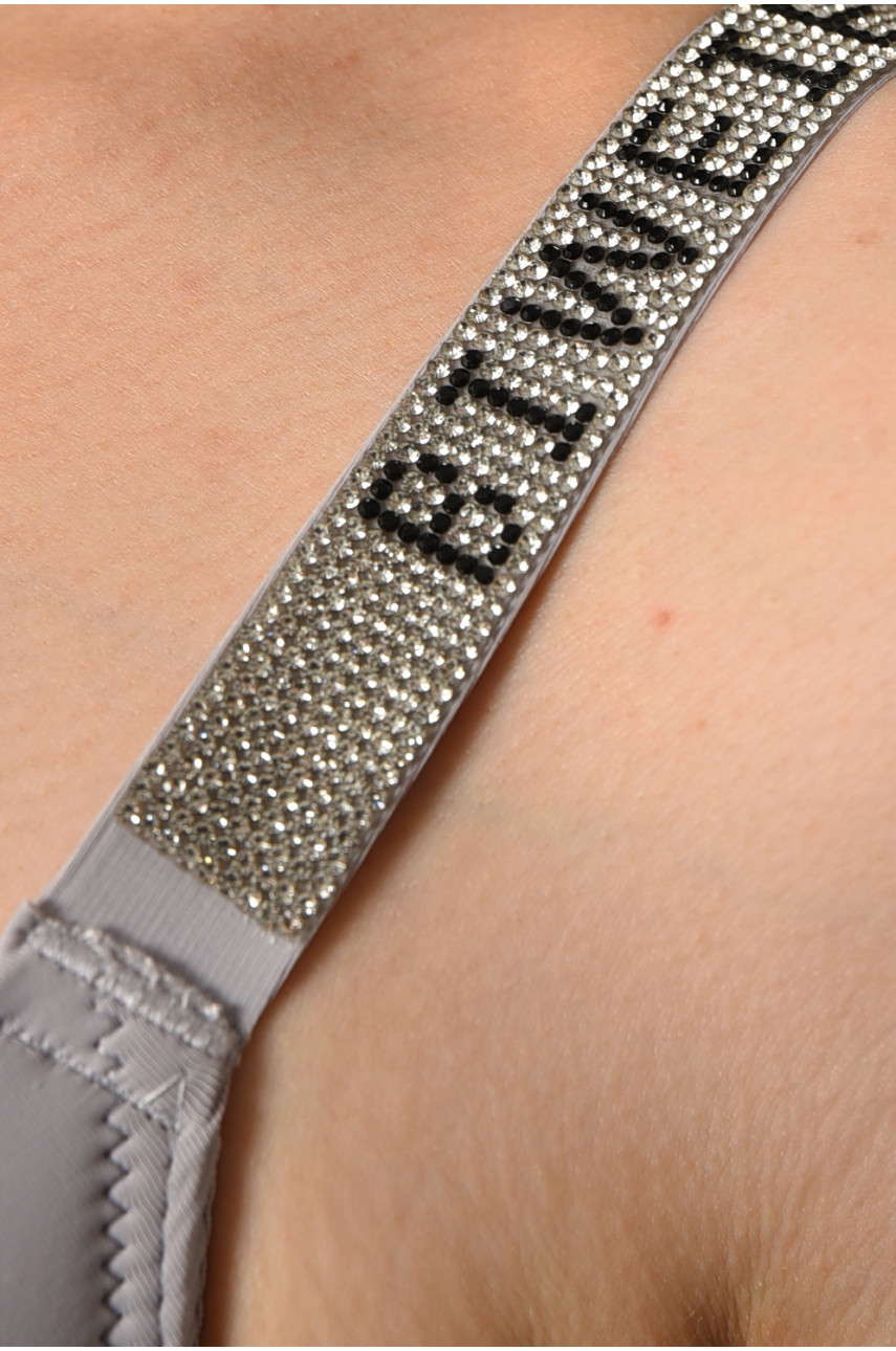 Бюстгальтер жіночий сiрого кольору чашка С 72863-6 181834