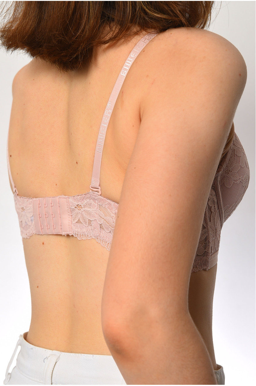 Бюстгальтер женский розового цвета чашка С 85067-1 181835