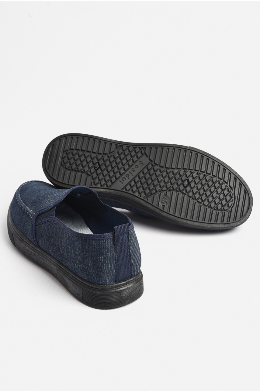 Мокасини чоловічі темно-синього кольору 239-2 181836