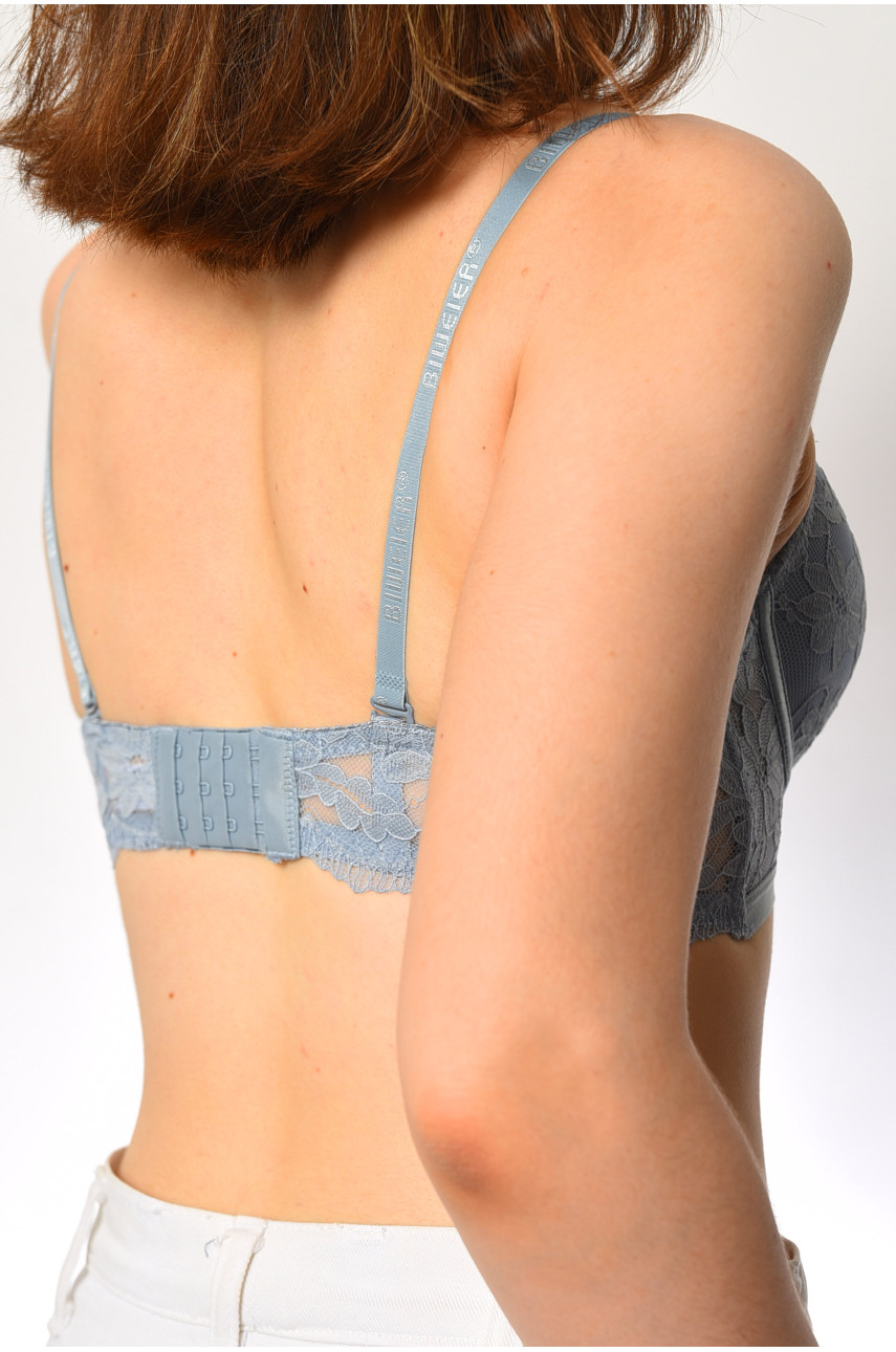 Бюстгальтер женский голубого цвета чашка С 85067-3 181838