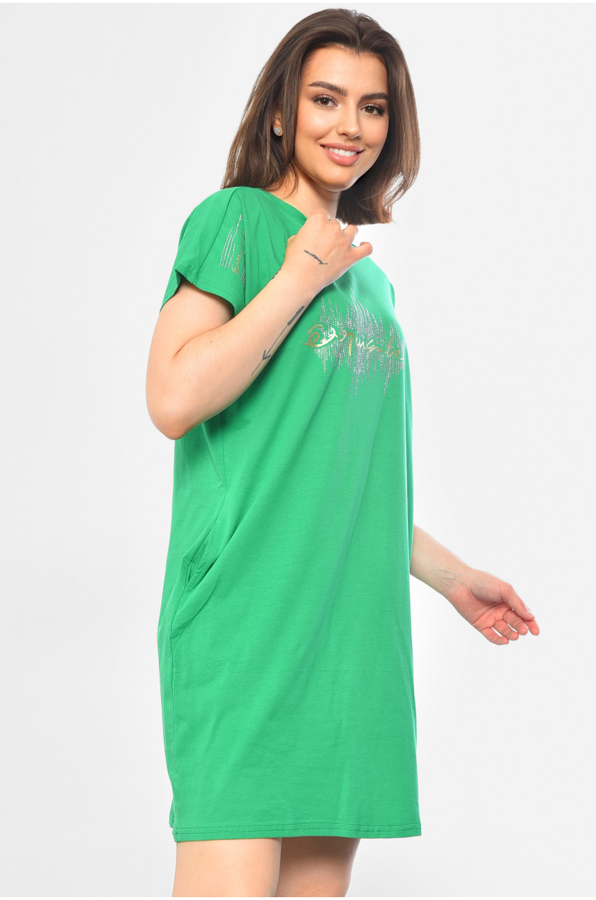 Туника женская зеленого цвета 566-1 181876 Туника женская зеленого цвета 566-1 181876