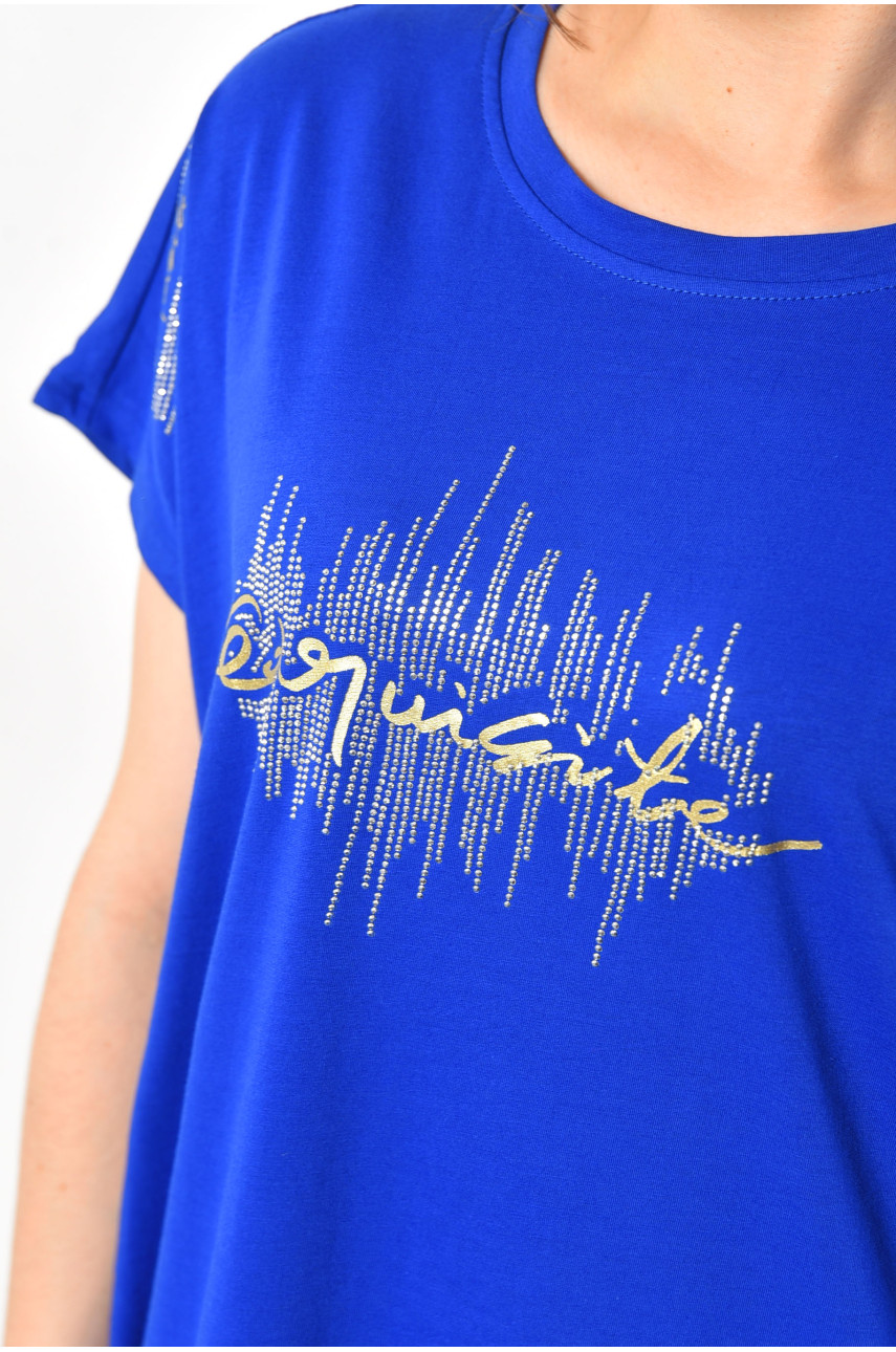 Туніка жіноча синього кольору 566-1 181877 Туніка жіноча синього кольору 566-1 181877