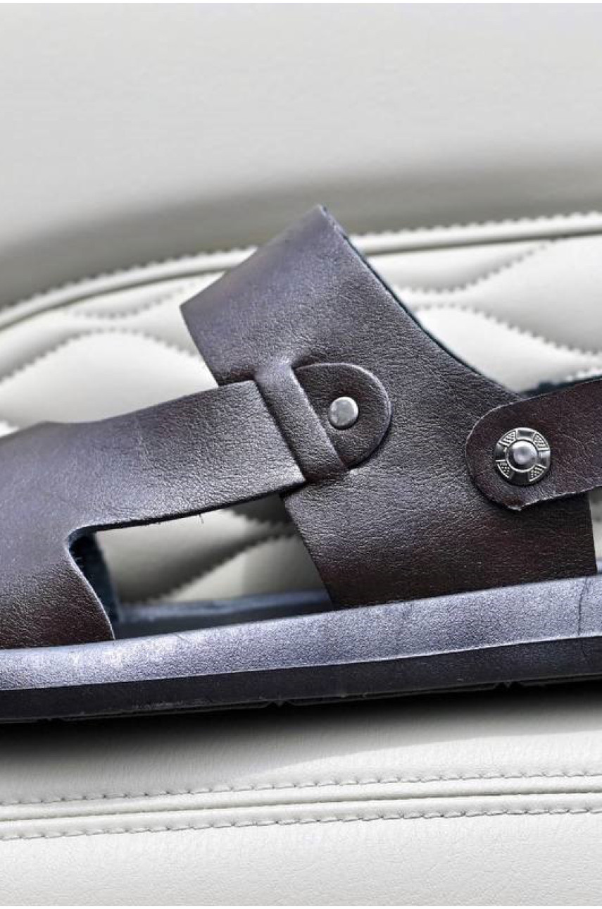 Сандалии мужские коричневого цвета 72с 181900