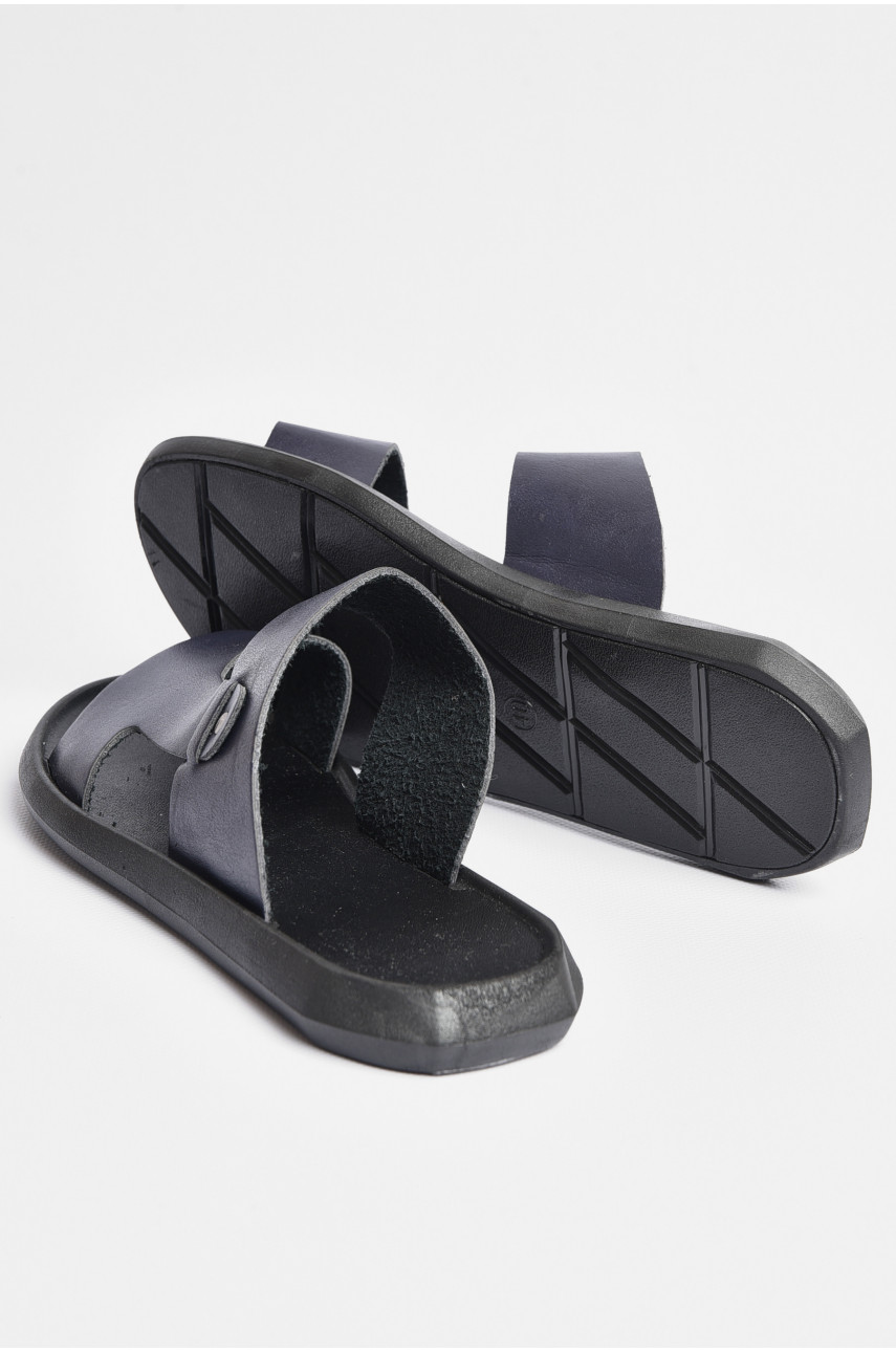 Шльопанці чоловічі темно-синього кольору 90в 181905