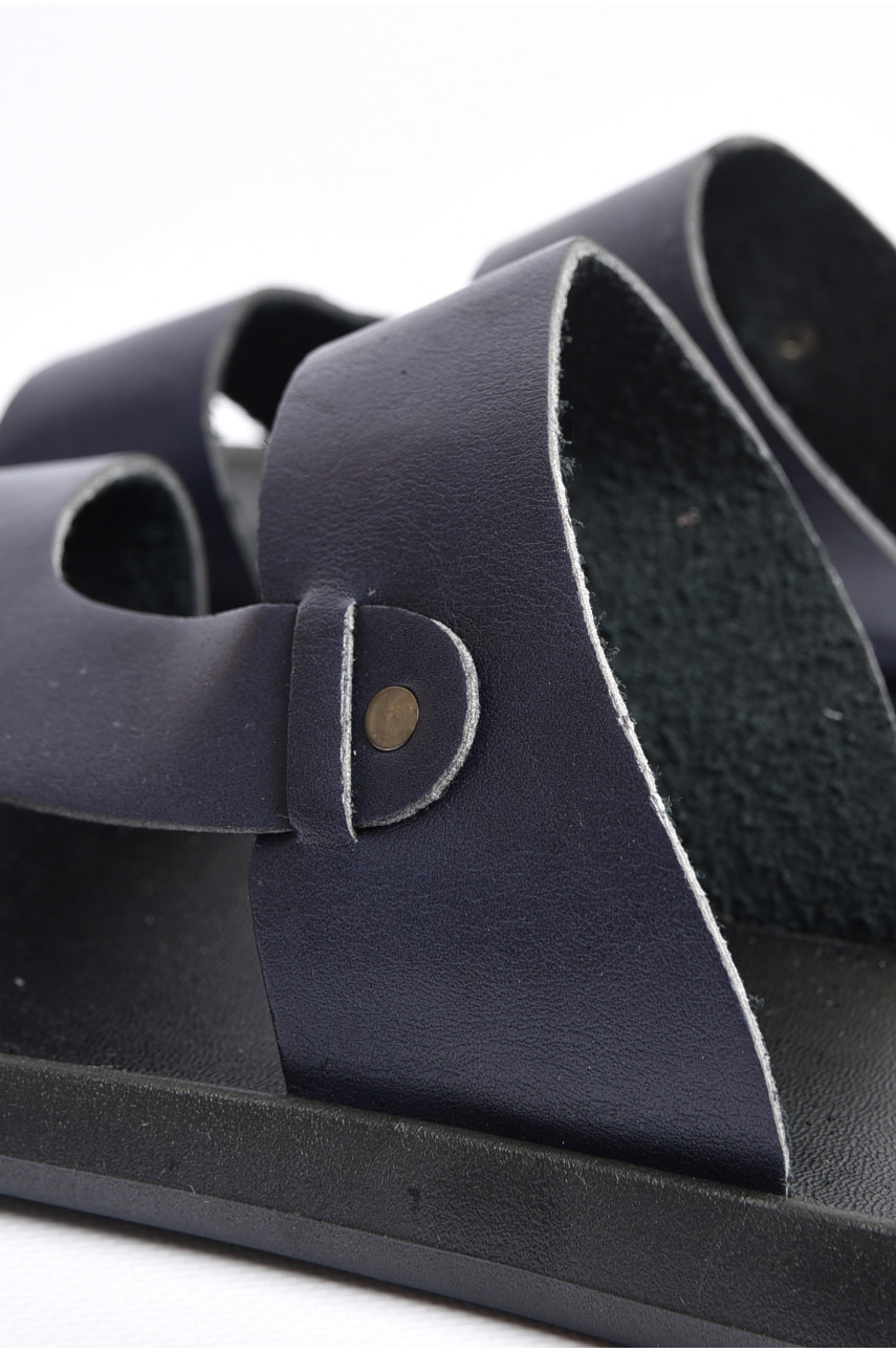 Шльопанці чоловічі темно-синього кольору 90в 181905