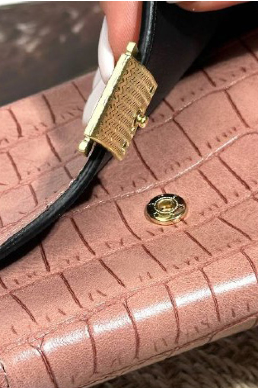 Кошелек женский из экокожи розового цвета 231-7 181957