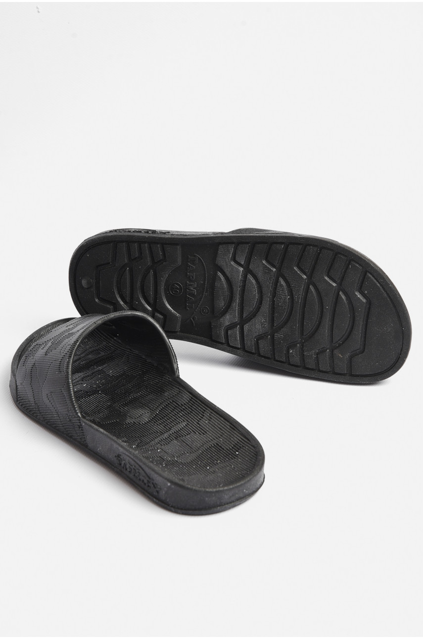 Шлепанцы мужские пена черного цвета 400 181984