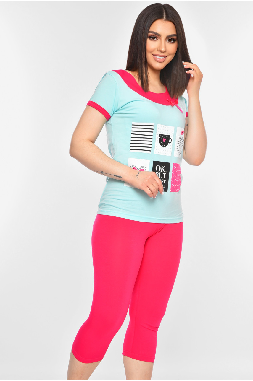 Піжама жіноча блакитного кольору 7067 181997