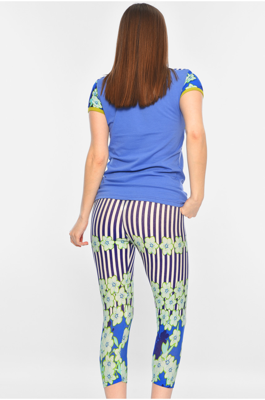 Піжама жіноча синього кольору 6924 182033