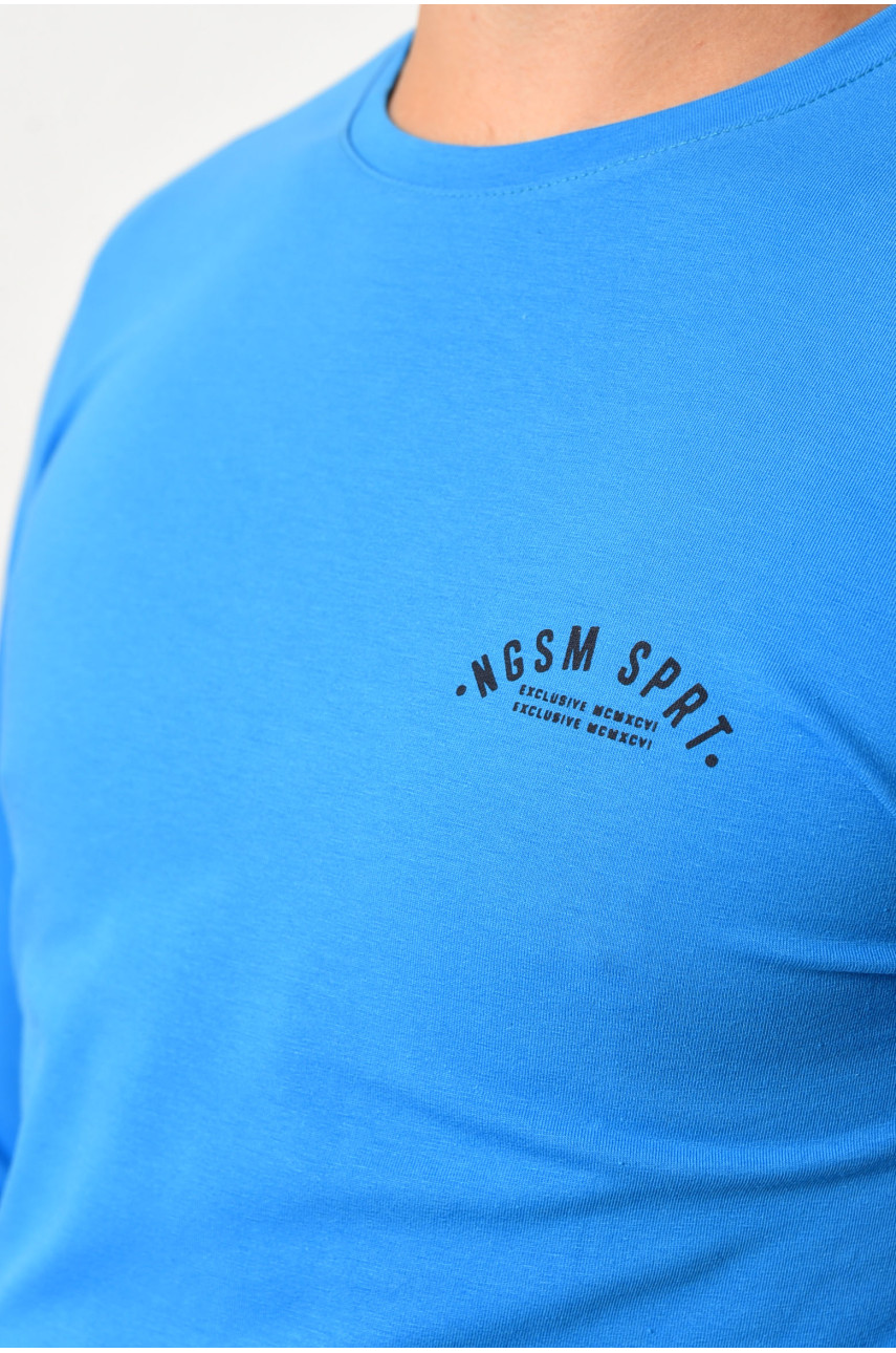 Світшот чоловічий блакиного кольору М9311К 182058 Світшот чоловічий блакиного кольору М9311К 182058