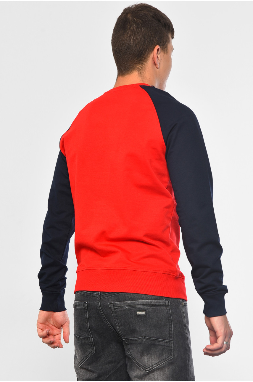 Світшот чоловічий червоного кольору 888 182069