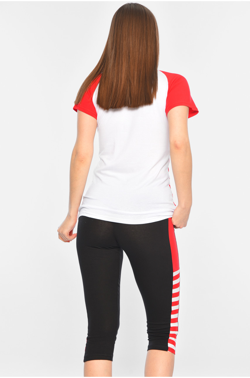 Пижама женская черно-красного цвета 7032 182084 Пижама женская черно-красного цвета 7032 182084