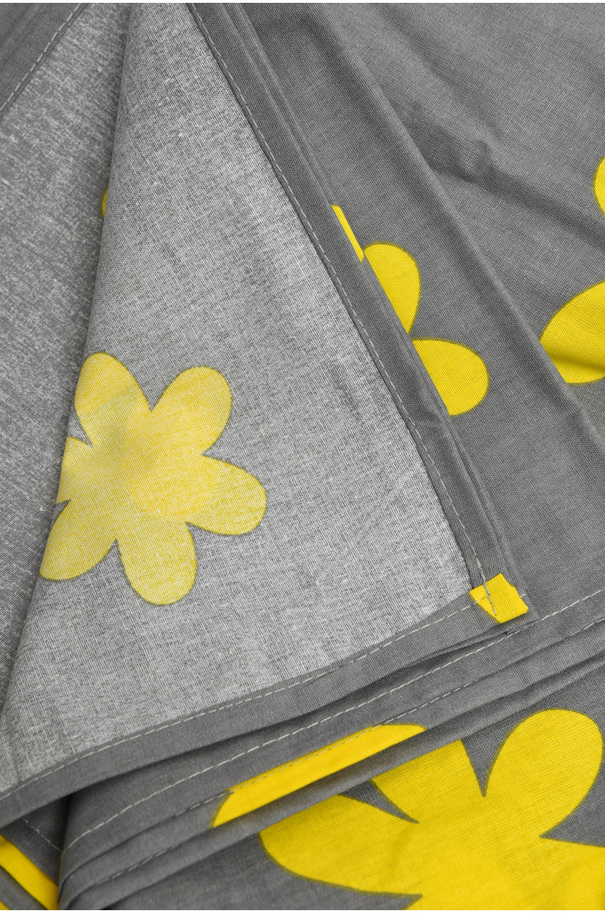 Комплект постельного белья серого цвета двуспальный 211 182095