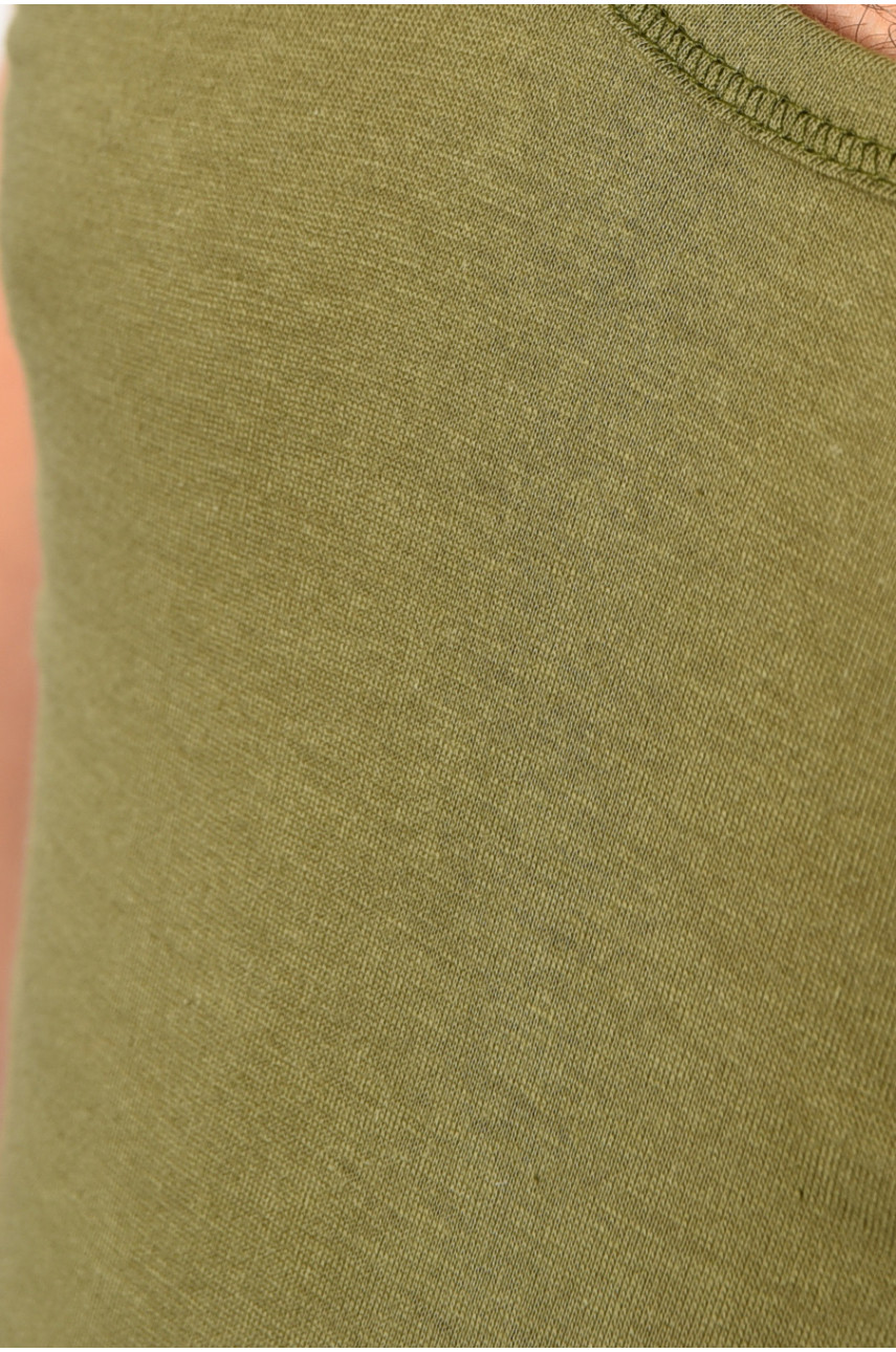 Майка чоловіча однотонна кольору хакі 182132 Майка чоловіча однотонна кольору хакі 182132