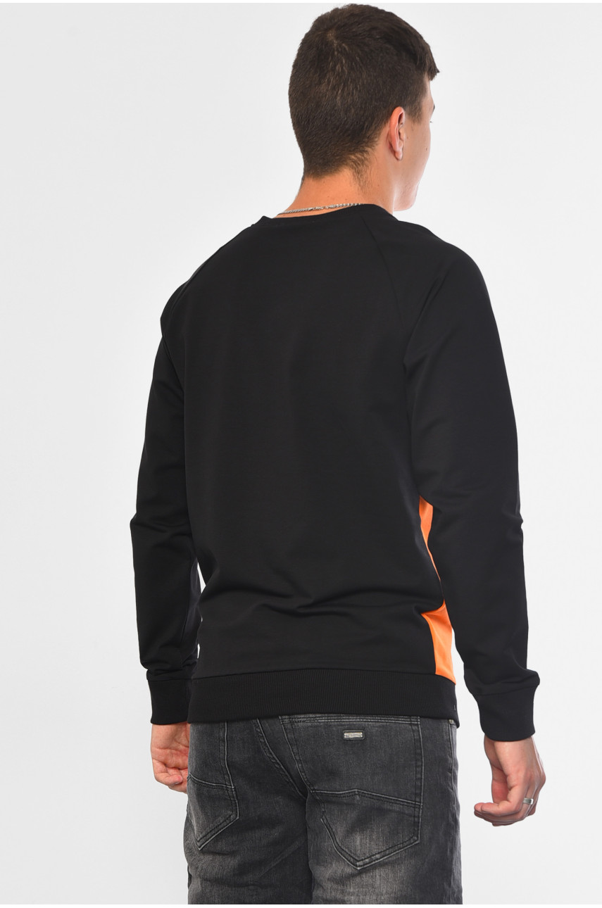 Світшот чоловічий помаранчевого кольору 695 182139