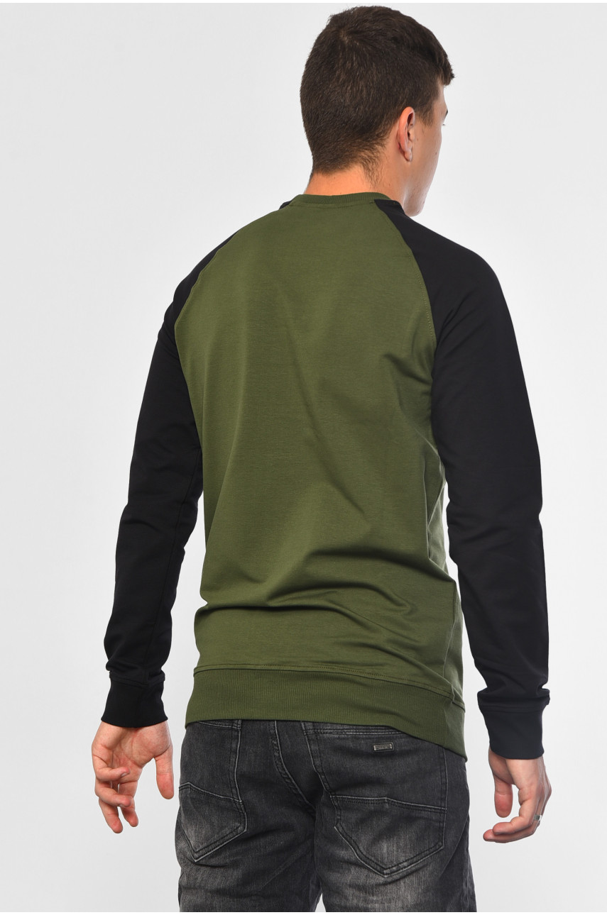 Світшот чоловічий кольору хакi 802 182147