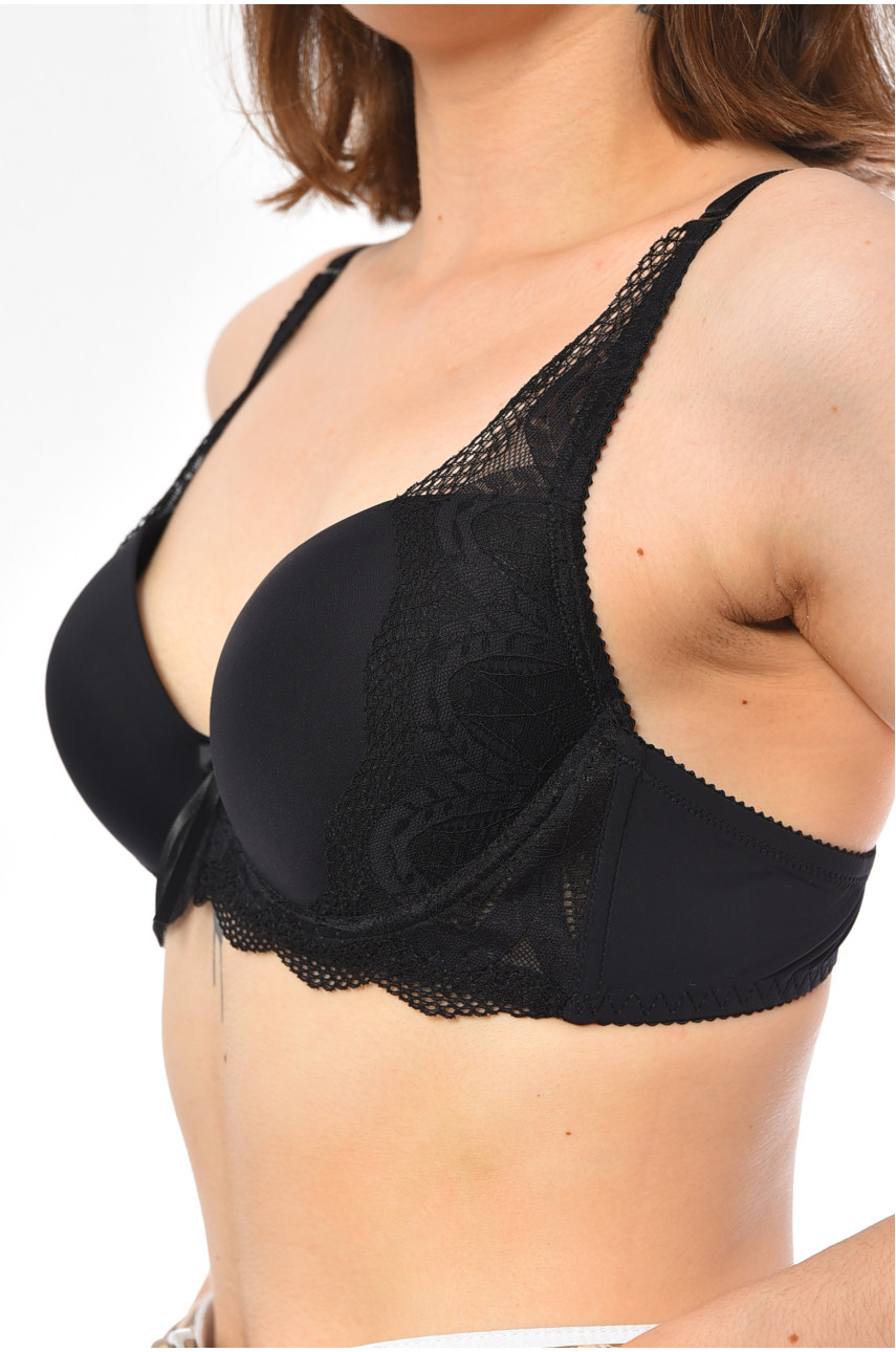 Бюстгальтер женский черного цвета чашка В 1428 182160
