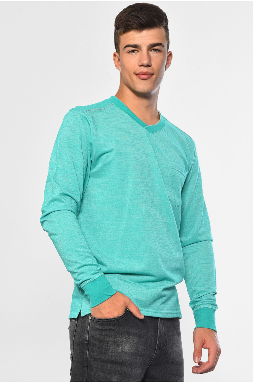 Світшот чоловічий світло-зеленого кольору 718 182209