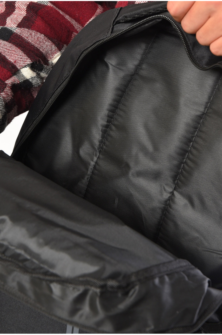 Рюкзак мужской спортивный черного цвета 6293 182223 Рюкзак мужской спортивный черного цвета 6293 182223