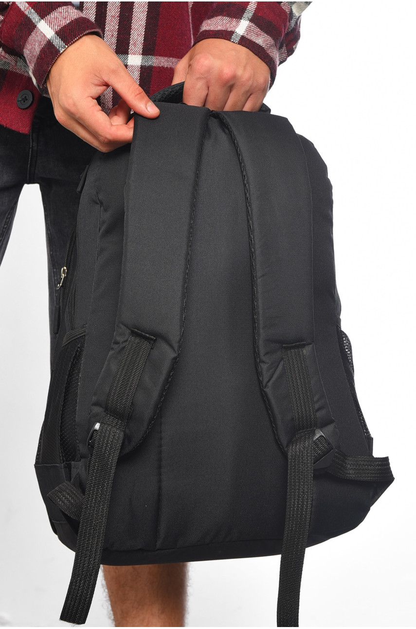 Рюкзак мужской спортивный черного цвета 6298 182232 Рюкзак мужской спортивный черного цвета 6298 182232