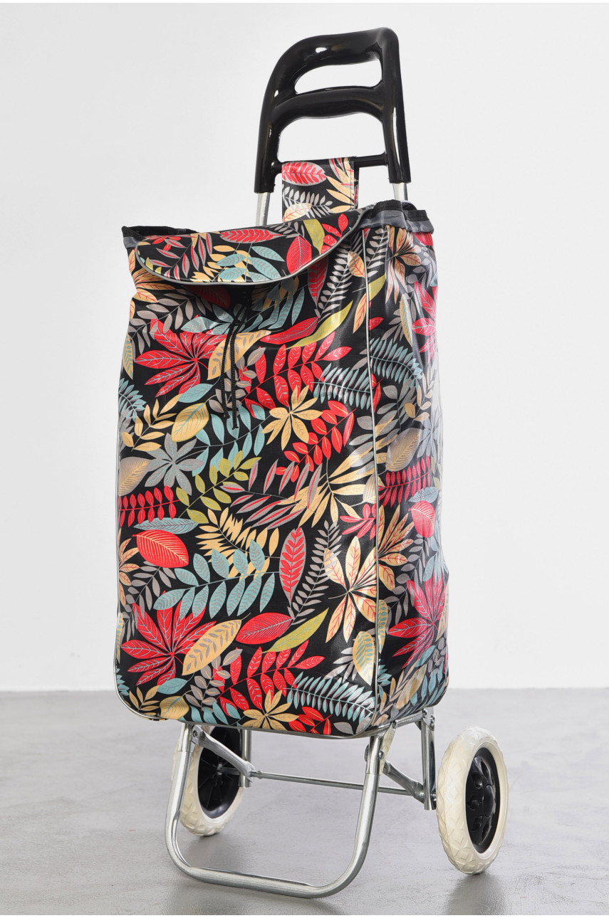 Сумка кравчучка на колесах чорного кольору 182259 Сумка кравчучка на колесах чорного кольору 182259