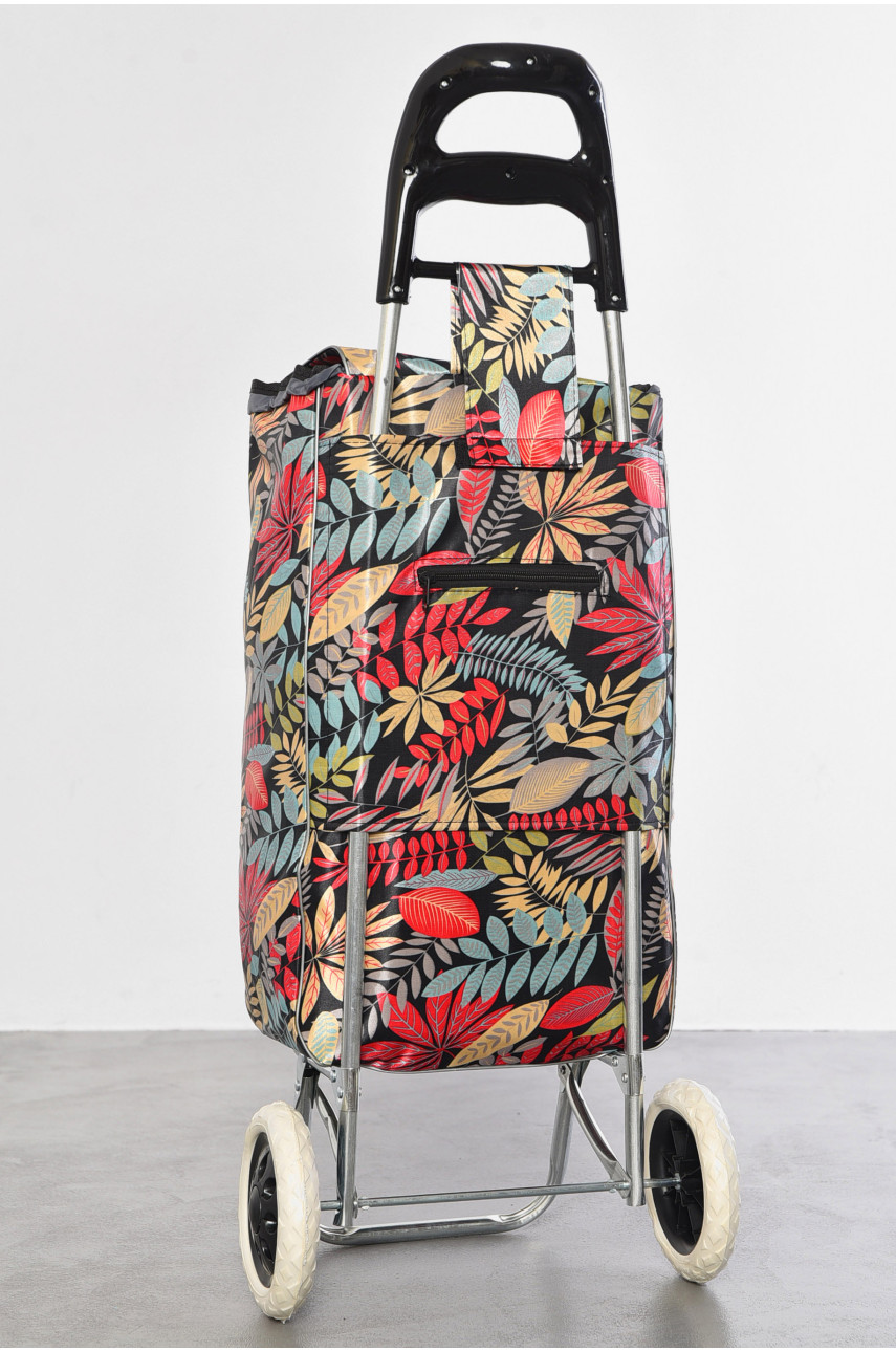 Сумка кравчучка на колесах чорного кольору 182259 Сумка кравчучка на колесах чорного кольору 182259