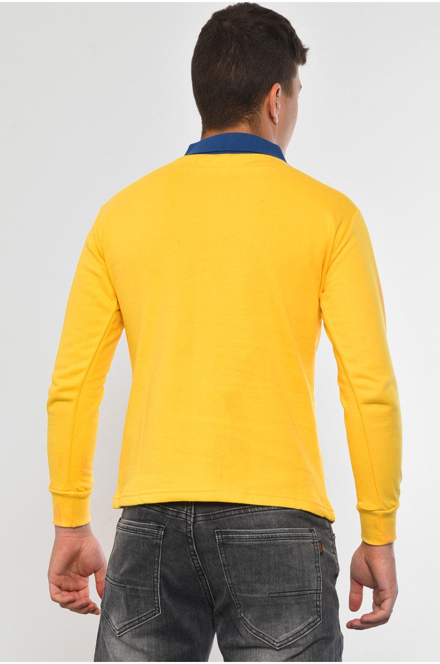 Батник чоловічий жовтого кольору Уцінка 182494 Батник чоловічий жовтого кольору Уцінка 182494