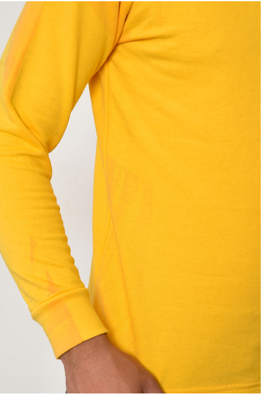 Батник чоловічий жовтого кольору Уцінка 182494 Батник чоловічий жовтого кольору Уцінка 182494