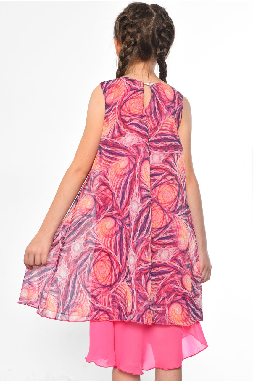 Платье детское для девочки розового цвета 182538