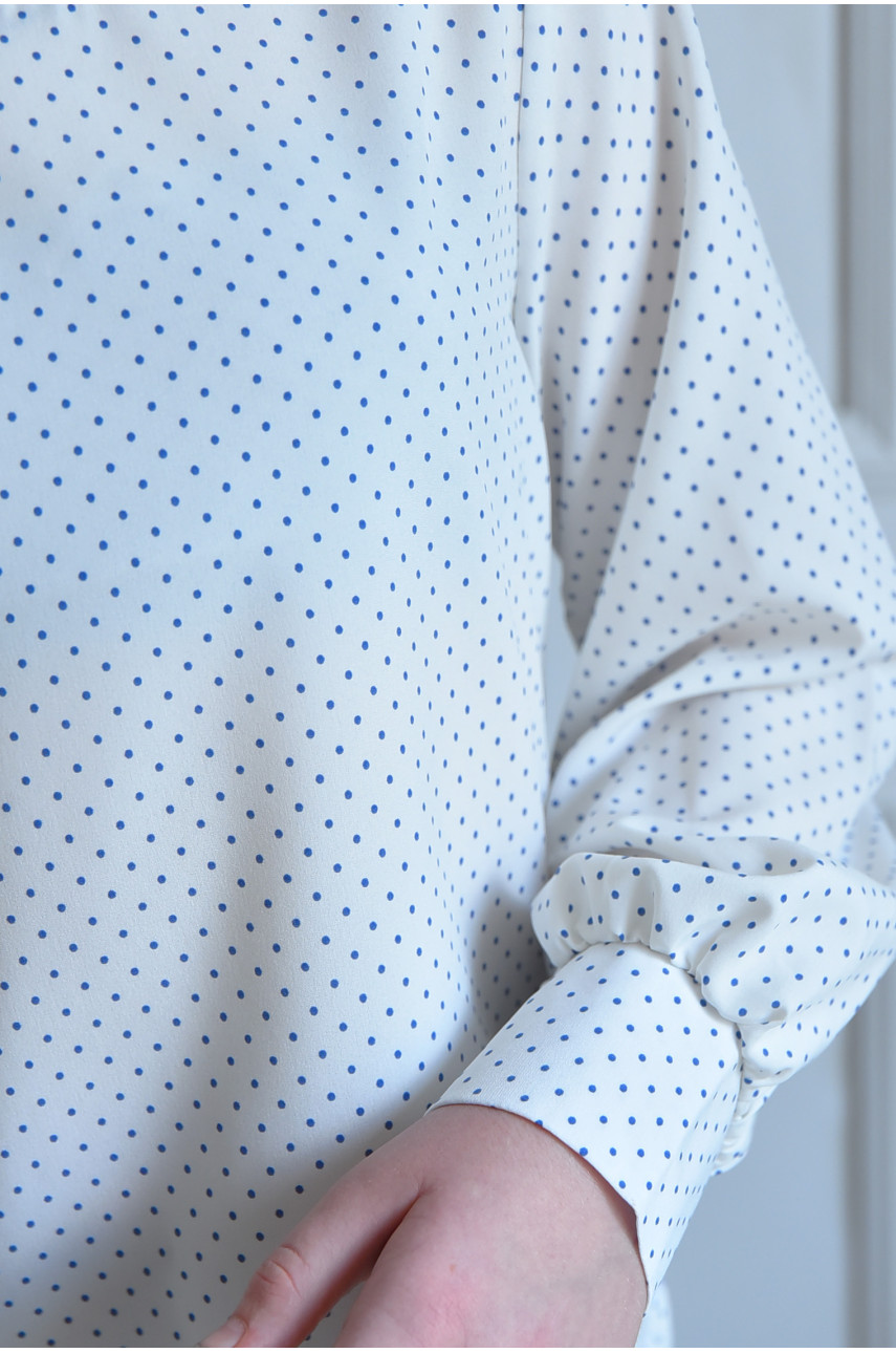 Блуза подростковая для девочки белого цвета 182636