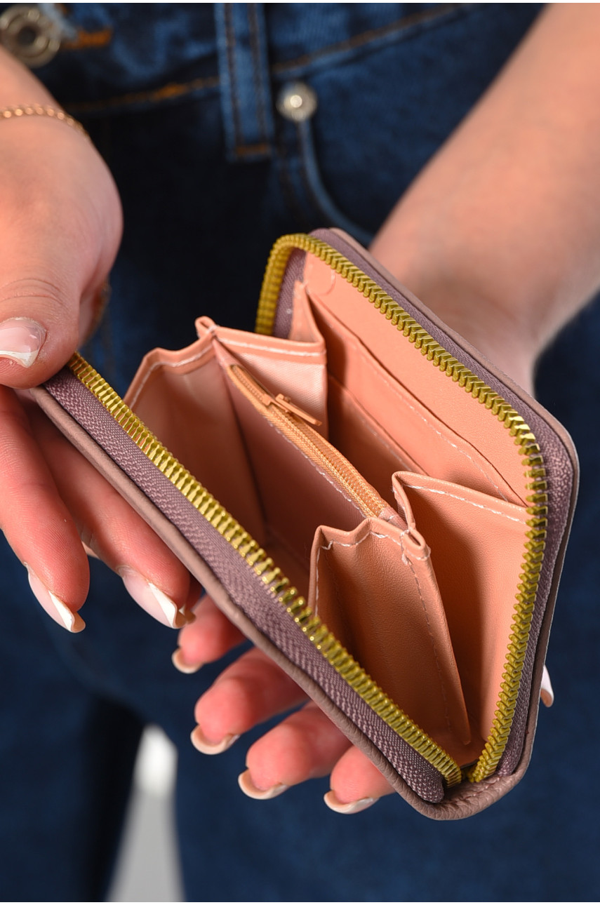 Кошелек женский из экокожи сиреневого цвета 158-29 182644 Кошелек женский из экокожи сиреневого цвета 158-29 182644