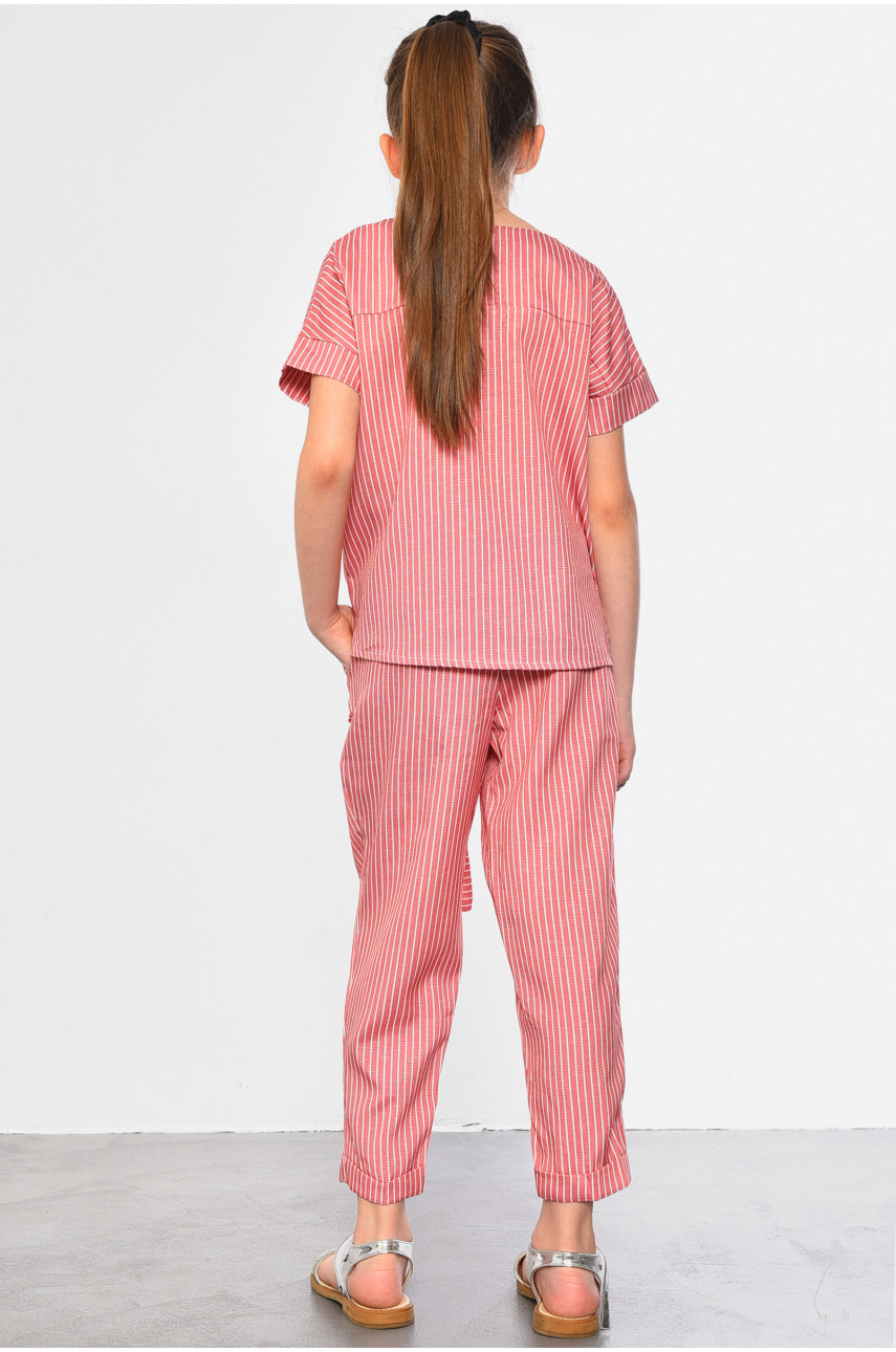 Костюм детский для девочки красного цвета 182743