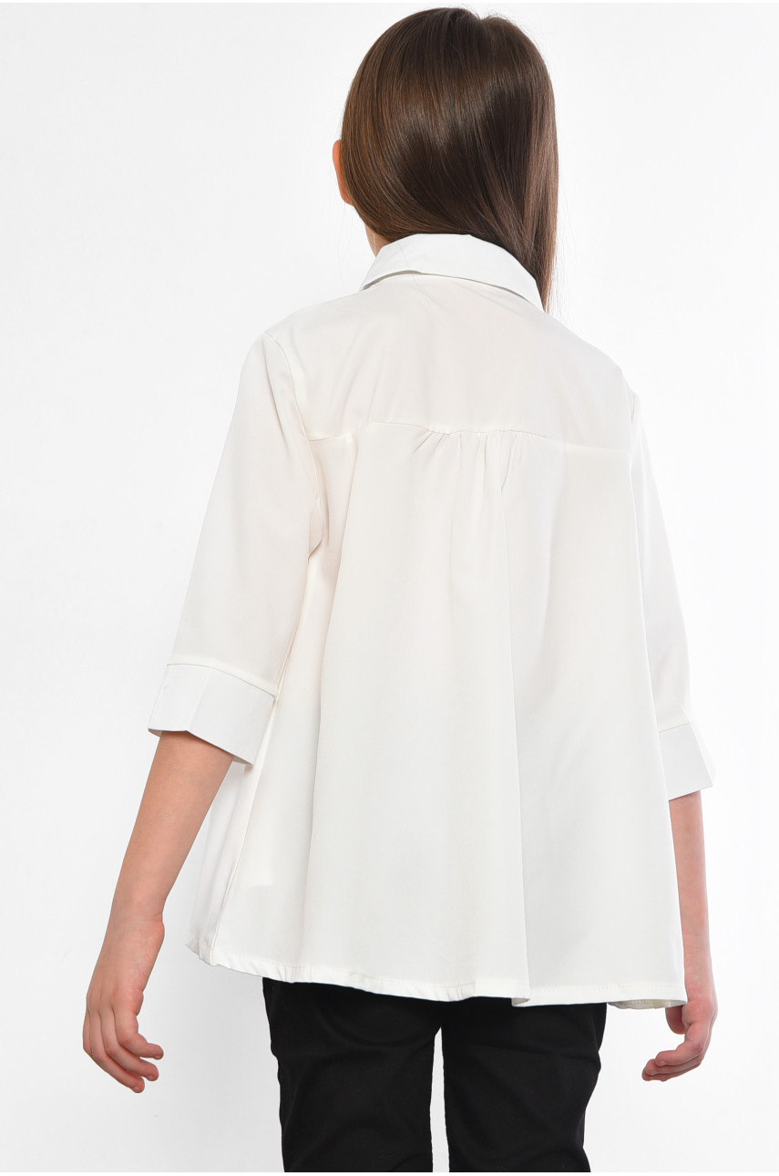 Сорочка дитяча для дівчинки молочного кольору 182800