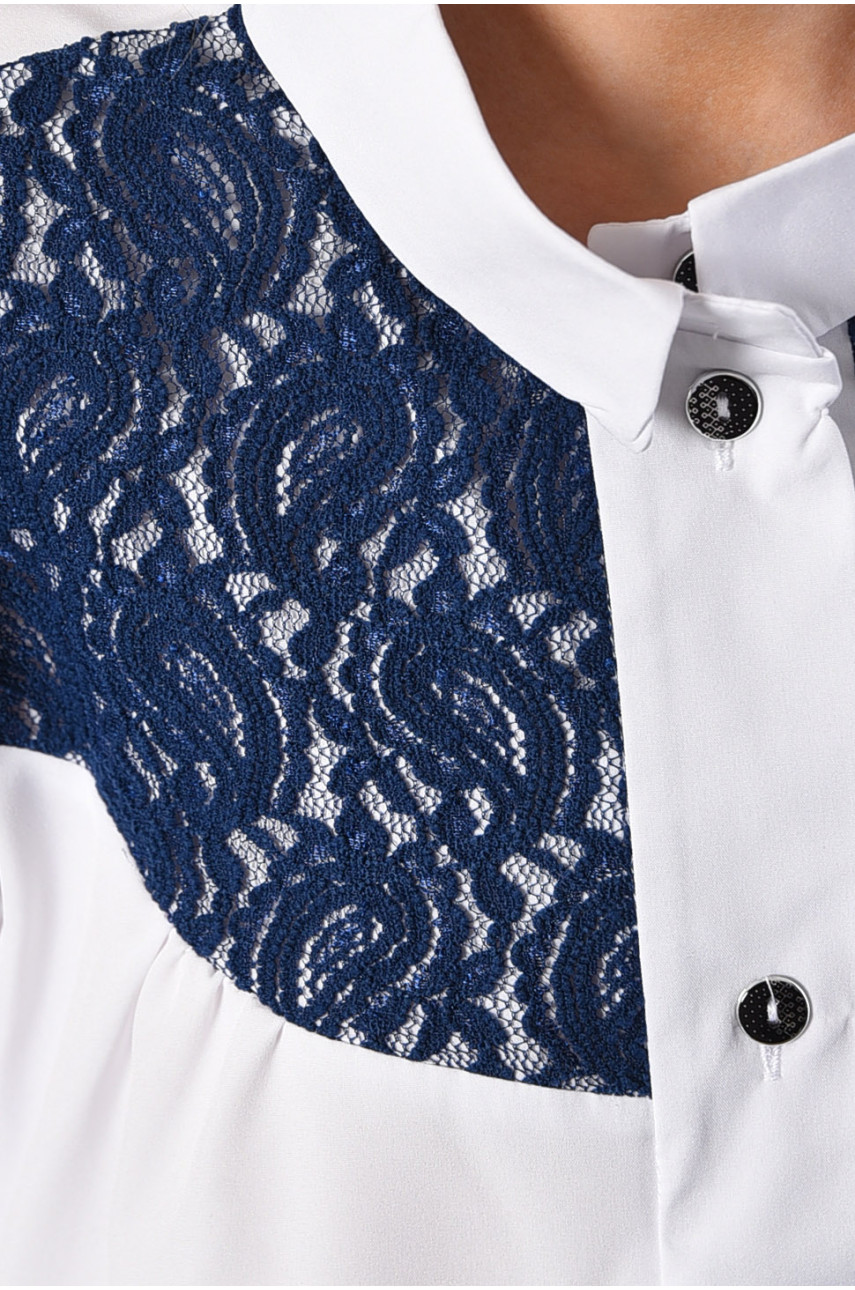 Сорочка дитяча для дівчинки білого кольору 182850