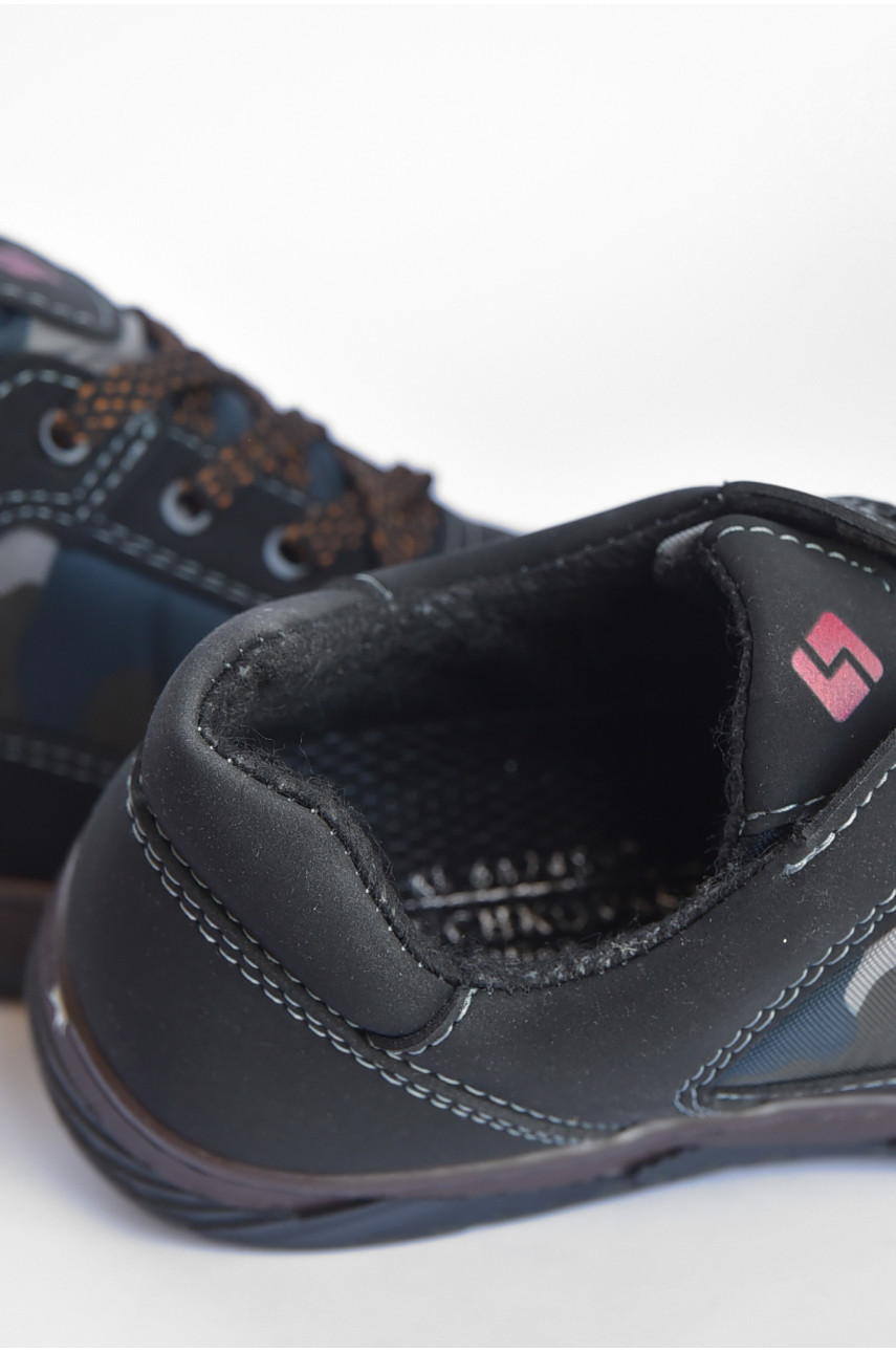 Кроссовки мужские на шнуровке цвета хаки KL54-7 182919