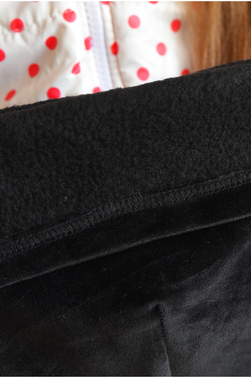 Шапка подростковая для девочки велюровая черного цвета 201 182943 Шапка подростковая для девочки велюровая черного цвета 201 182943