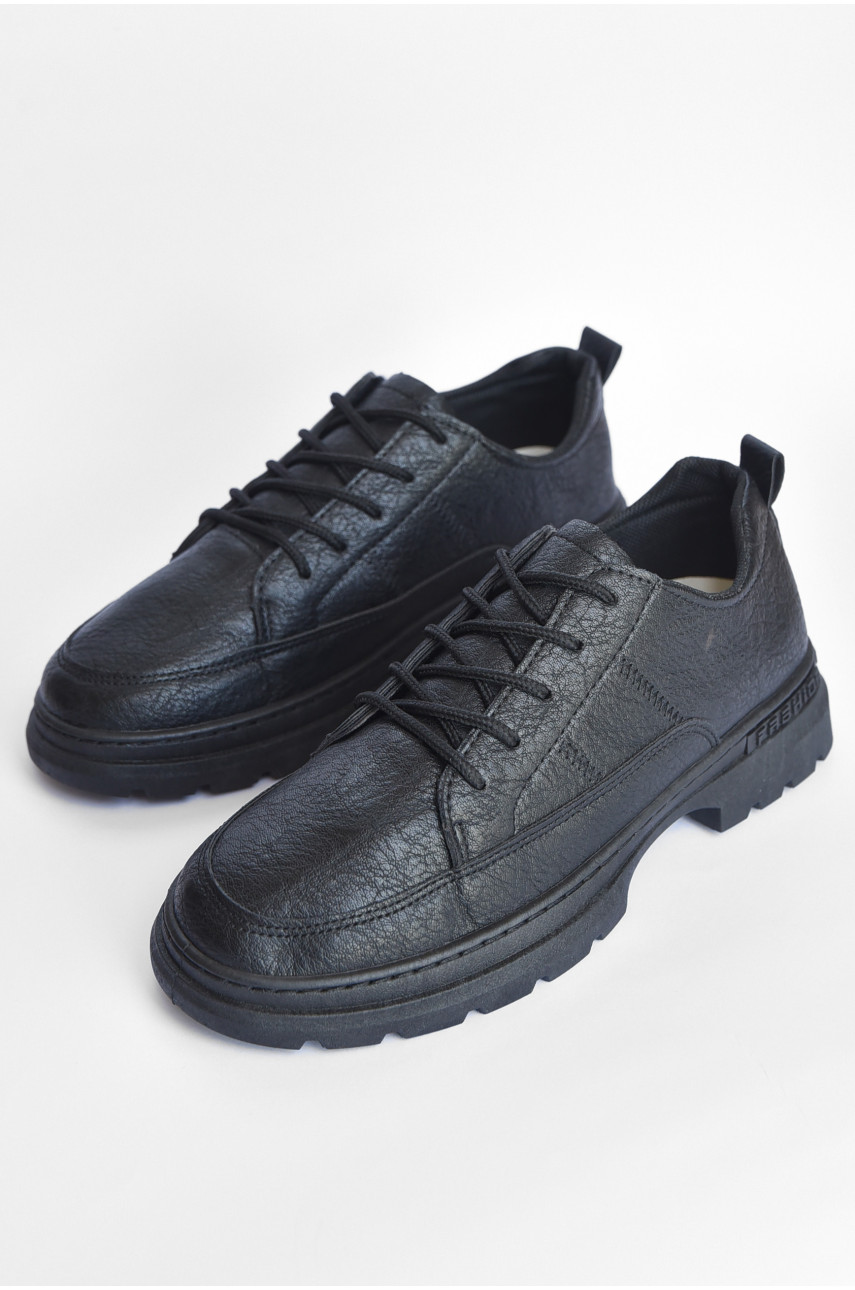 Туфли мужские черного цвета Т13 183015