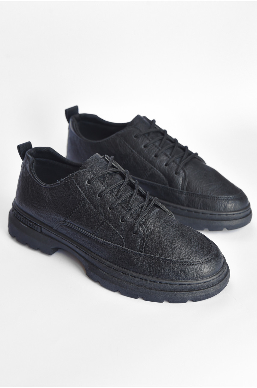 Туфли мужские черного цвета Т13 183015