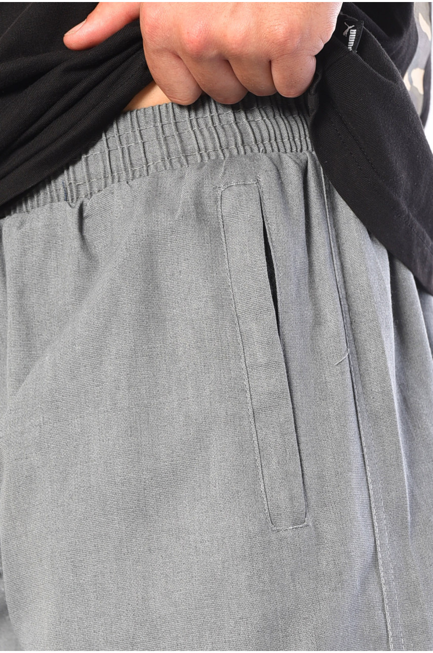 Бриджи мужские серого цвета 2102 183167 Бриджи мужские серого цвета 2102 183167
