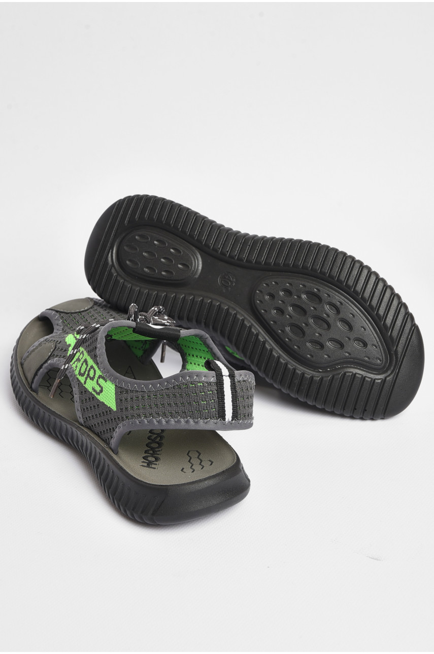 Сандалі чоловічі темно-сірого кольору 021-3 183192