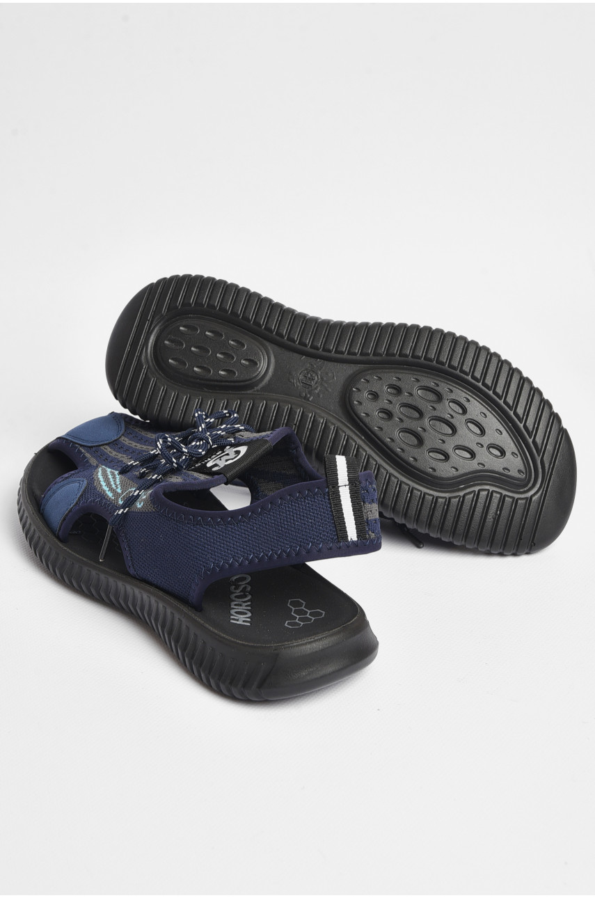 Сандалии мужские темно-синего цвета 020-2 183202