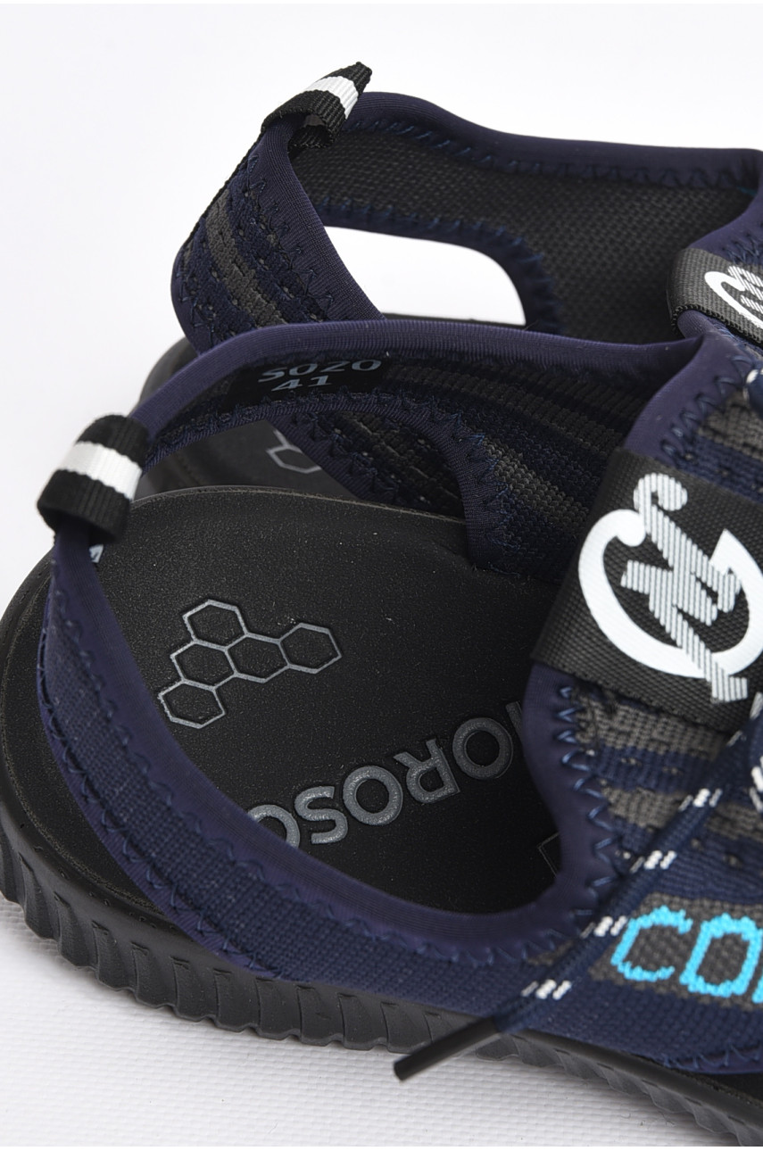 Сандалии мужские темно-синего цвета 020-2 183202