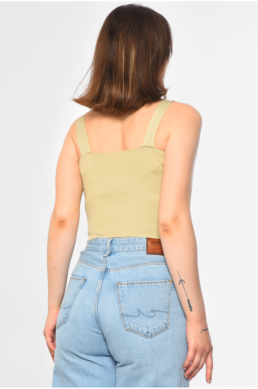 Майка жіноча бежевого кольору 183257