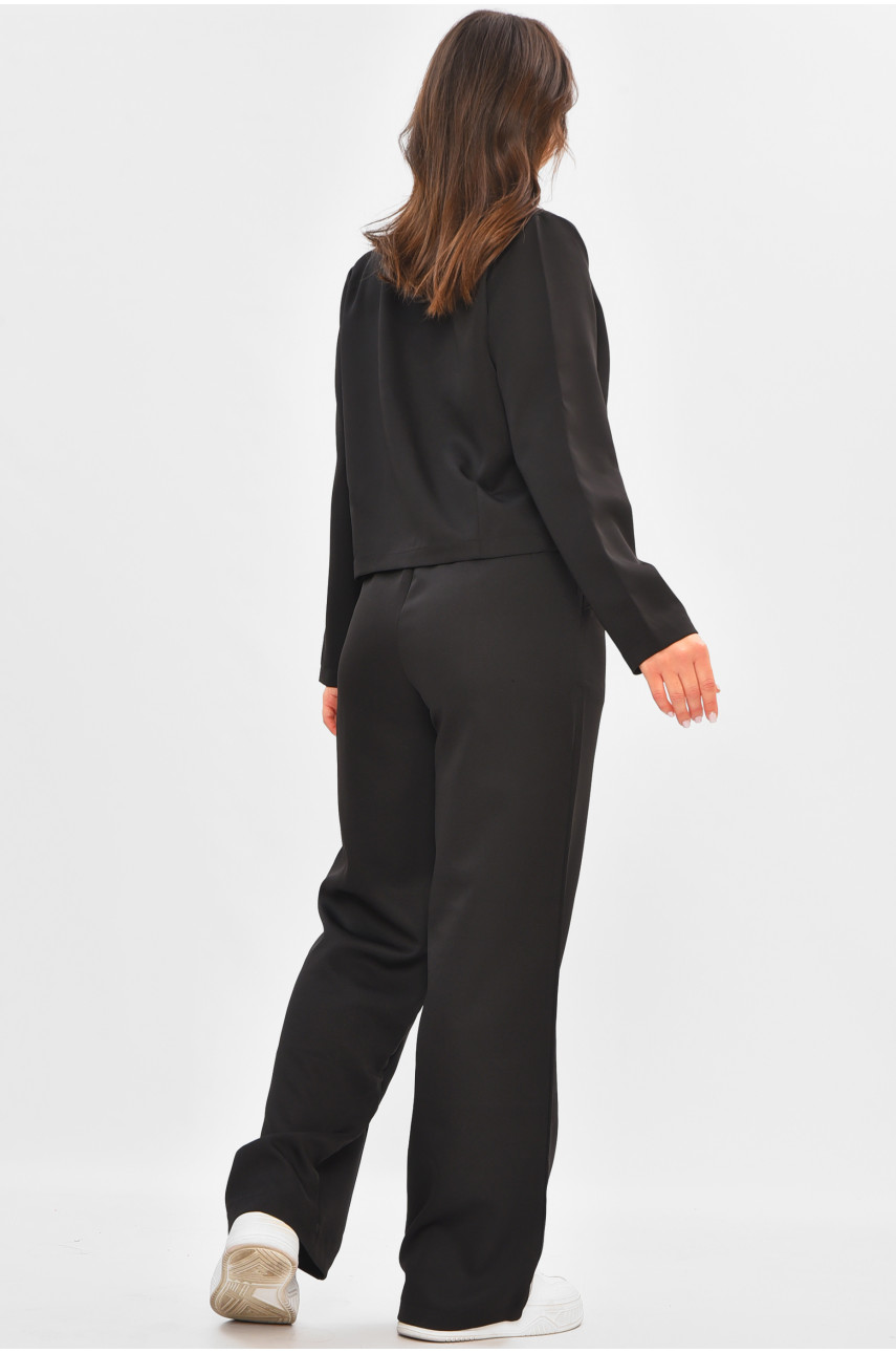 Костюм жіночий чорного кольору 183328