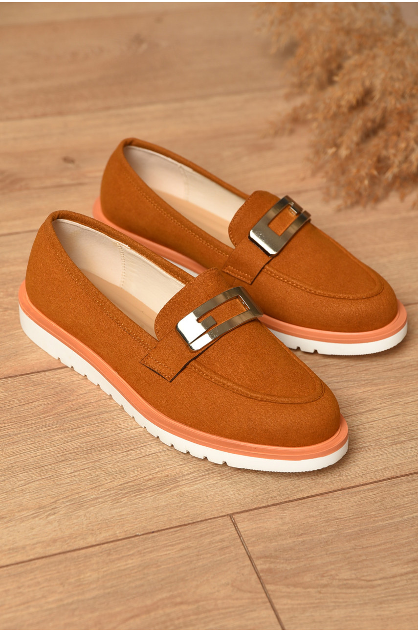 Лофери жіночі коричневого кольору а73-4 183332