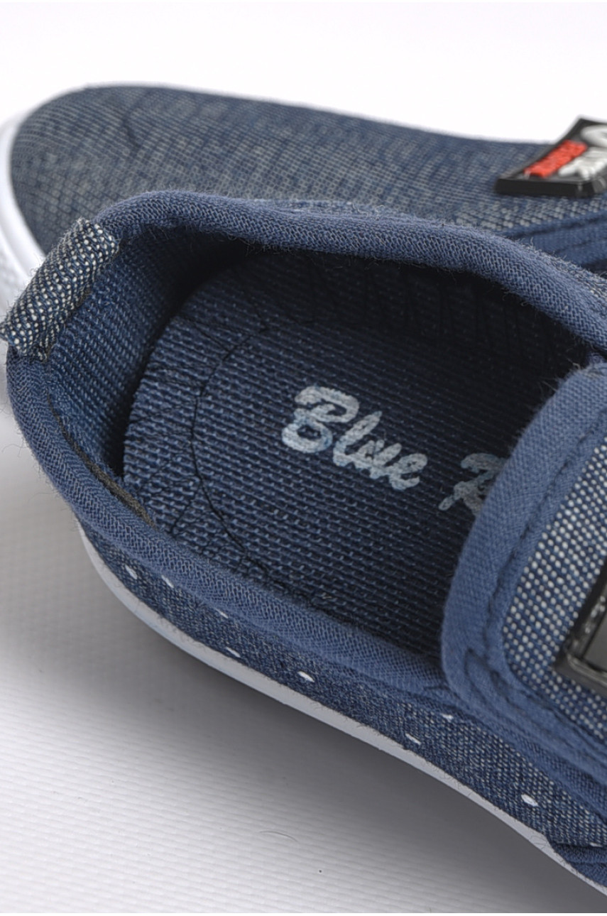 Мокасини дитячі для хлопчика темно-синього кольору с50 183449